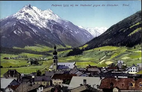 Ak Fulpmes in Tirol, schöne Detailansicht