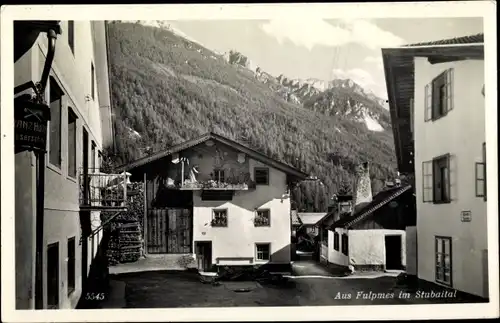 Ak Fulpmes in Tirol, schöne Detailansicht