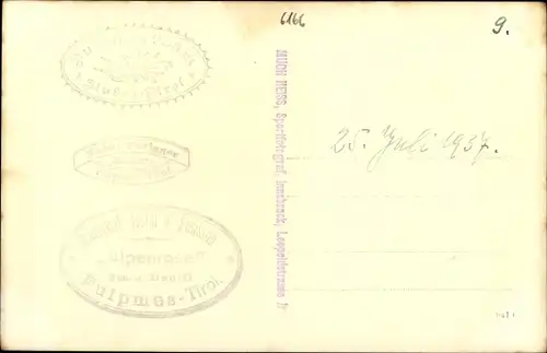 Ak Fulpmes in Tirol, schöne Detailansicht