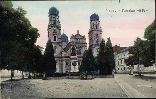 Ak Passau in Niederbayern, schöne Detailansicht