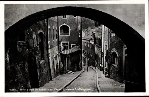 Ak Passau in Niederbayern, schöne Detailansicht