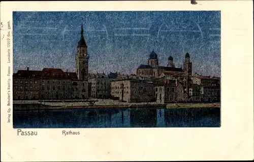 Ak Passau in Niederbayern, schöne Detailansicht