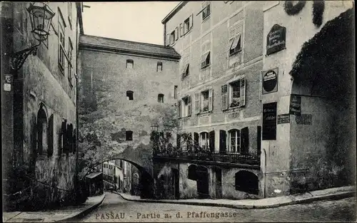 Ak Passau in Niederbayern, schöne Detailansicht