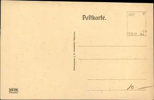 Ak Passau in Niederbayern, schöne Detailansicht