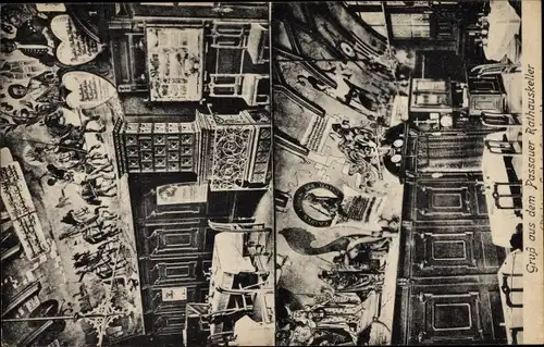 Ak Passau in Niederbayern, schöne Detailansicht