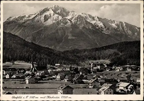 Ak Seefeld in Tirol, schöne Detailansicht