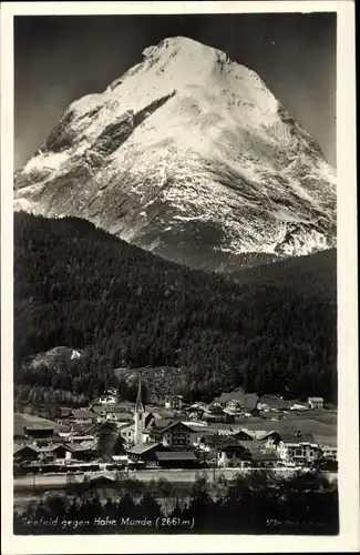 Ak Seefeld in Tirol, schöne Detailansicht