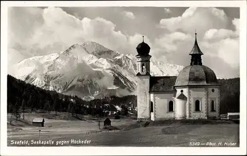 Ak Seefeld in Tirol, schöne Detailansicht