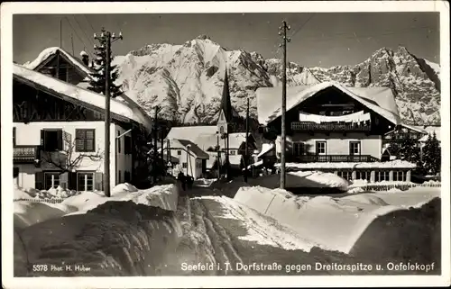 Ak Seefeld in Tirol, schöne Detailansicht