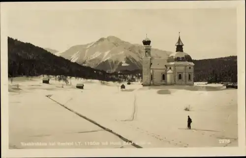 Ak Seefeld in Tirol, schöne Detailansicht