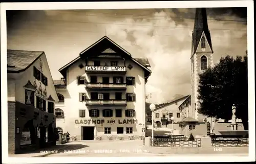 Ak Seefeld in Tirol, schöne Detailansicht