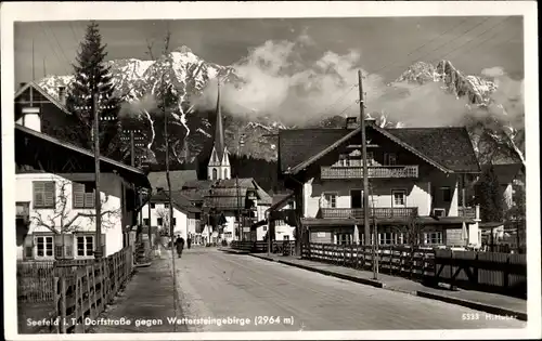 Ak Seefeld in Tirol, schöne Detailansicht