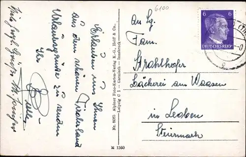 Ak Seefeld in Tirol, schöne Detailansicht