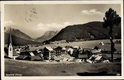 Ak Seefeld in Tirol, schöne Detailansicht