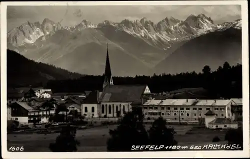 Ak Seefeld in Tirol, schöne Detailansicht