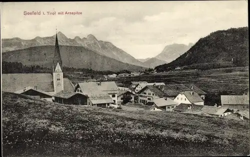 Ak Seefeld in Tirol, schöne Detailansicht