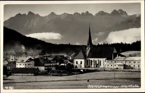 Ak Seefeld in Tirol, schöne Detailansicht