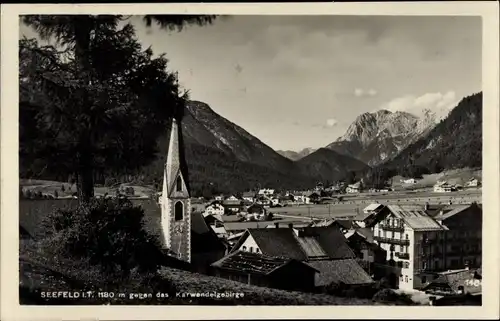 Ak Seefeld in Tirol, schöne Detailansicht