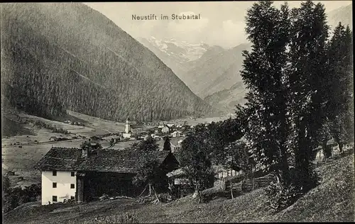 Ak Neustift im Stubaital Tirol, schöne Detailansicht