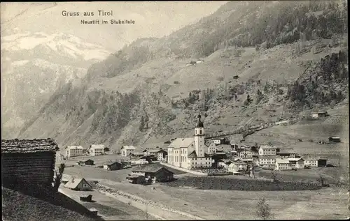 Ak Neustift im Stubaital Tirol, schöne Detailansicht