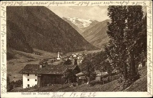 Ak Neustift im Stubaital Tirol, schöne Detailansicht