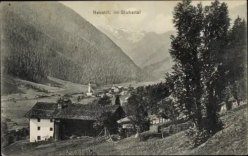 Ak Neustift im Stubaital Tirol, schöne Detailansicht