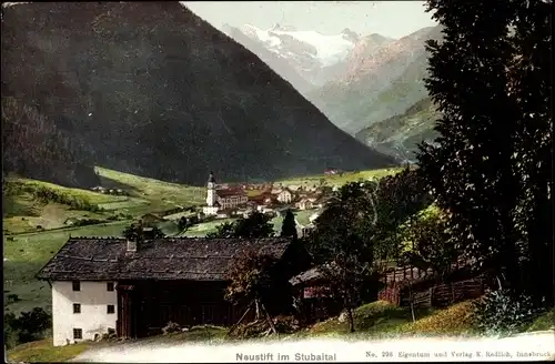 Ak Neustift im Stubaital Tirol, schöne Detailansicht