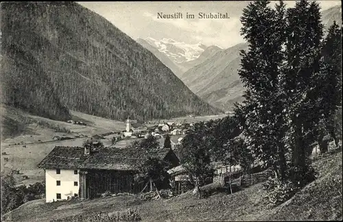 Ak Neustift im Stubaital Tirol, schöne Detailansicht