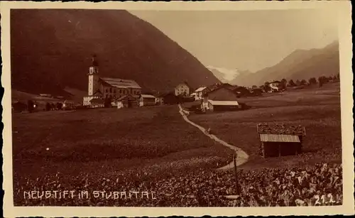 Ak Neustift im Stubaital Tirol, schöne Detailansicht