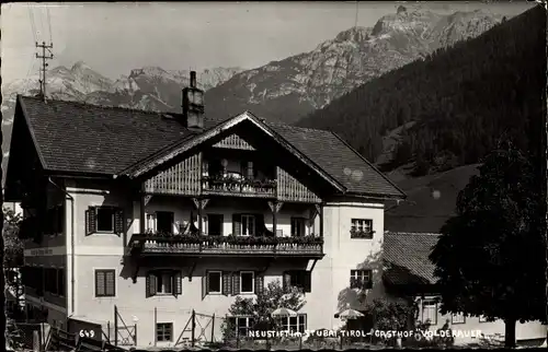 Ak Neustift im Stubaital Tirol, schöne Detailansicht