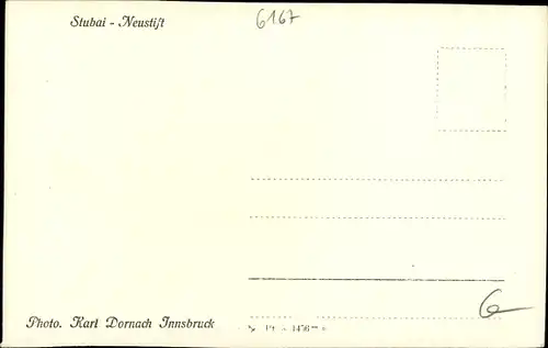 Ak Neustift im Stubaital Tirol, schöne Detailansicht