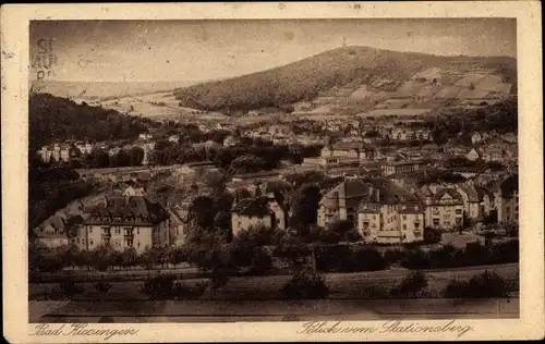 Ak Bad Kissingen Unterfranken Bayern, Blick vom Stationsberg 