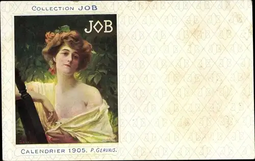 Künstler Ak Gervais, P., Collection JOB, Calendrier 1905