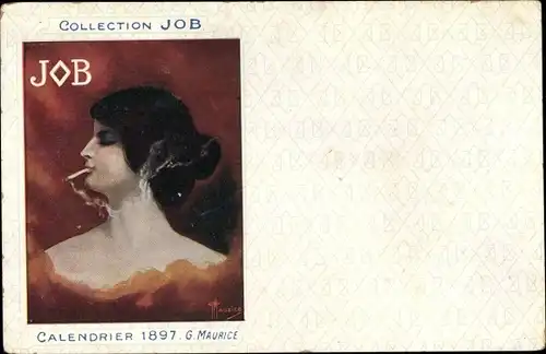 Künstler Ak Maurice, G., Collection JOB, Calendrier 1897