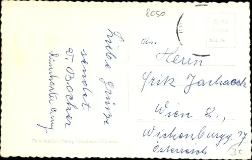 Ak Freising in Oberbayern, schöne Detailansicht