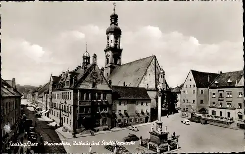 Ak Freising in Oberbayern, schöne Detailansicht