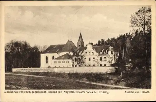 Ak Freising in Oberbayern, schöne Detailansicht