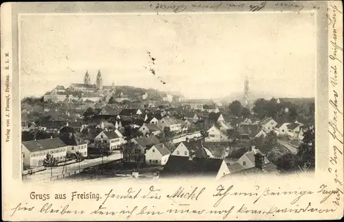 Ak Freising in Oberbayern, schöne Detailansicht