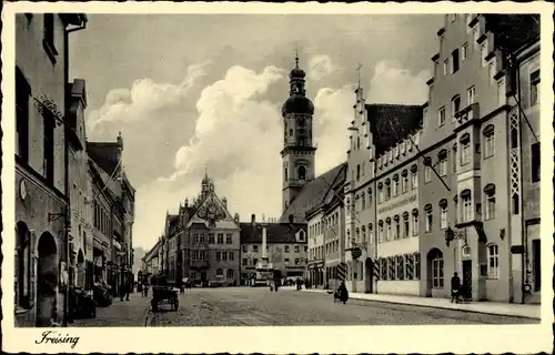 Ak Freising in Oberbayern, schöne Detailansicht