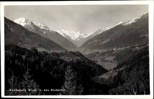 Ak Schönberg im Stubaital in Tirol, schöne Detailansicht