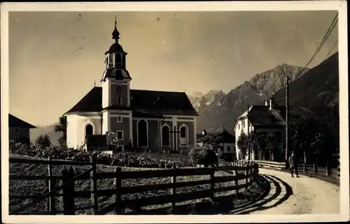 Ak Schönberg im Stubaital in Tirol, schöne Detailansicht