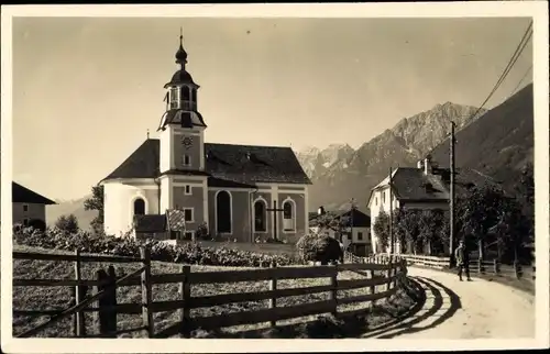 Ak Schönberg im Stubaital in Tirol, schöne Detailansicht