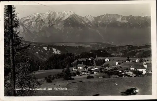 Ak Schönberg im Stubaital in Tirol, schöne Detailansicht