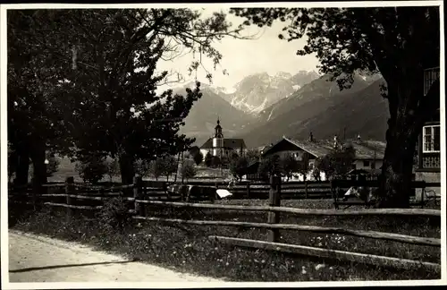 Ak Schönberg im Stubaital in Tirol, schöne Detailansicht