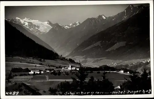 Ak Schönberg im Stubaital in Tirol, schöne Detailansicht