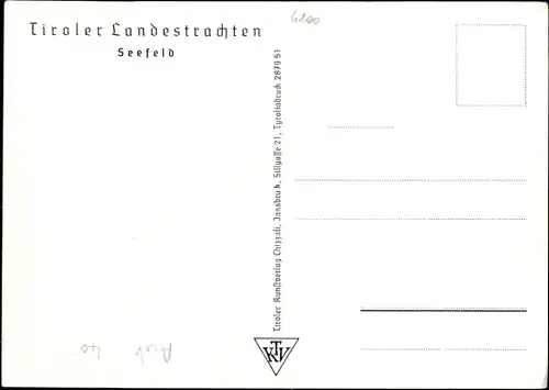 Ak Seefeld in Tirol, schöne Detailansicht