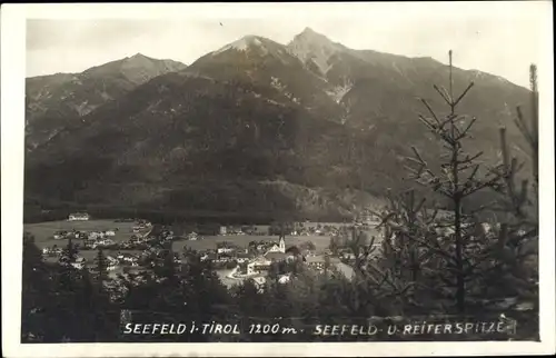 Ak Seefeld in Tirol, schöne Detailansicht