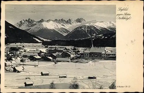 Ak Seefeld in Tirol, schöne Detailansicht