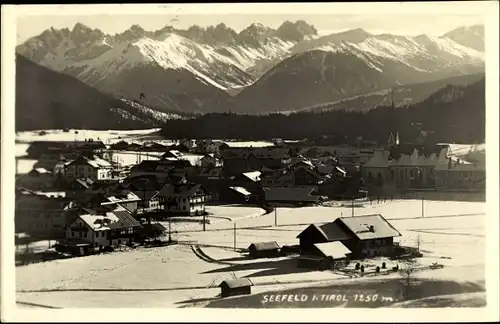 Ak Seefeld in Tirol, schöne Detailansicht