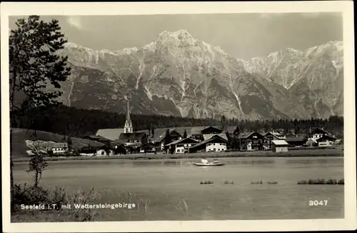 Ak Seefeld in Tirol, schöne Detailansicht